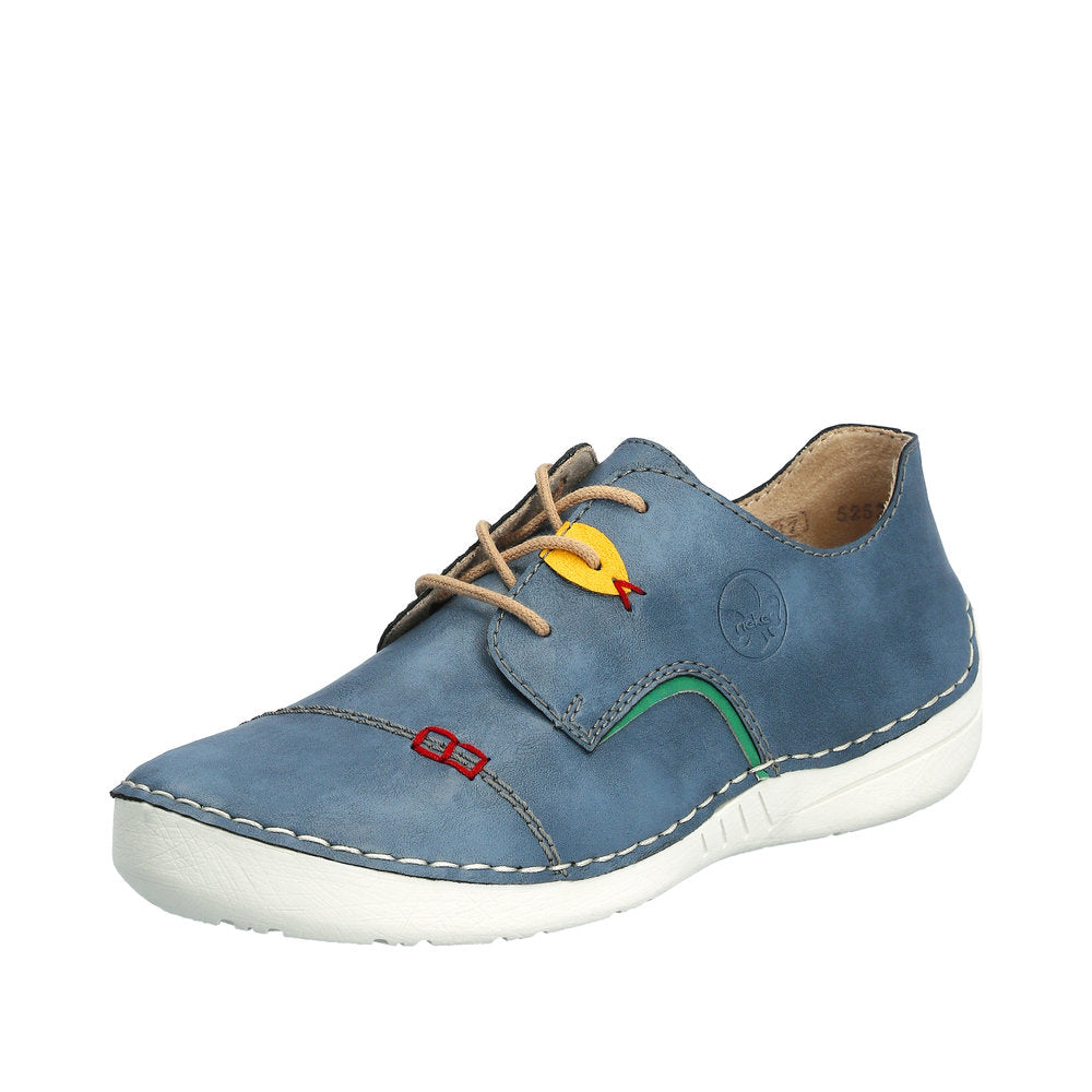 Rieker Women's shoes | Style 52528 Casual Lace-up - Blue