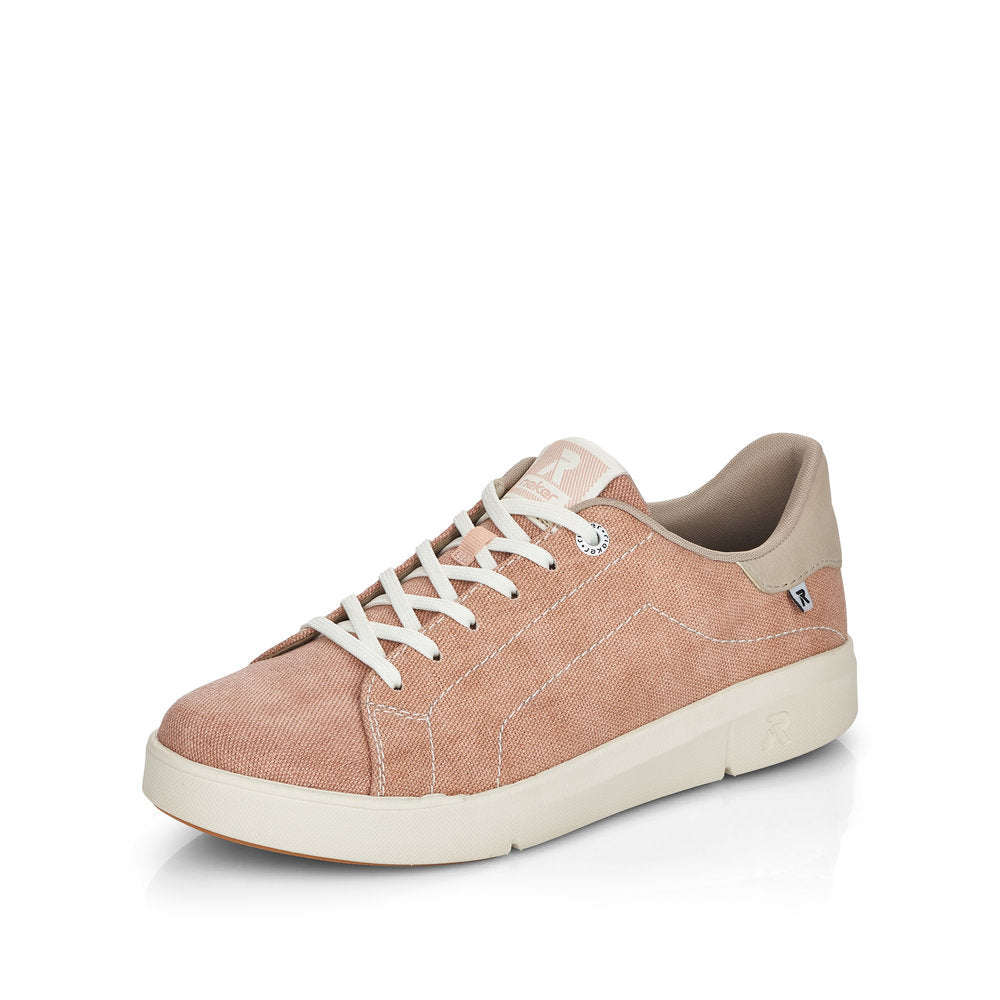 Rieker EVOLUTION Women's shoes | Style 41903 Athletic Lace-up - Pink