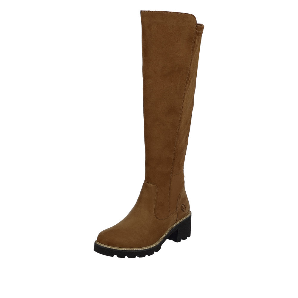 Remonte Suede Leather Women's' Tall Boots| D0A73-24 Tall Boots - Brown