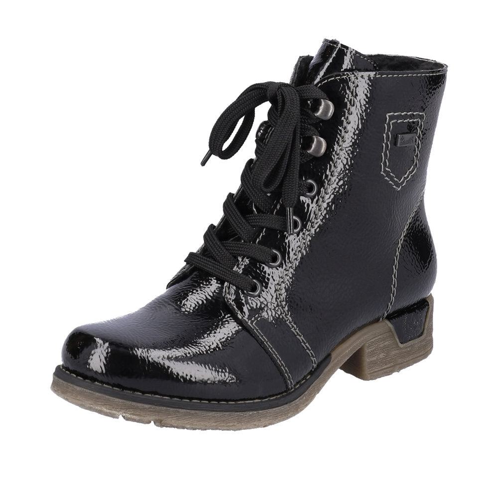 Rieker Synthetic Material Women's short boots| 79601 Ankle Boots - Black