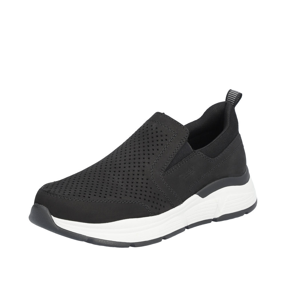 Rieker Men's shoes | Style B5062 Casual Slip-on - Black