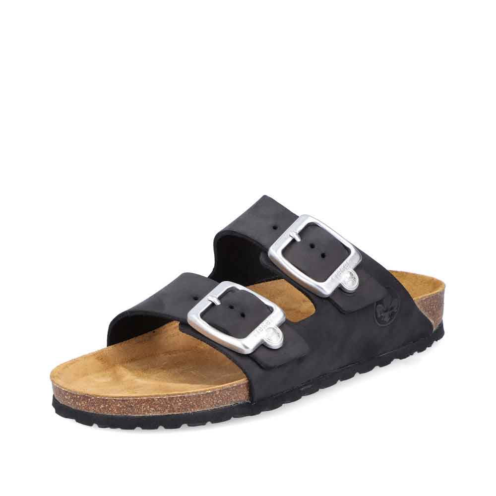 Rieker Women's sandals | Style V8084 Casual Mule - Black