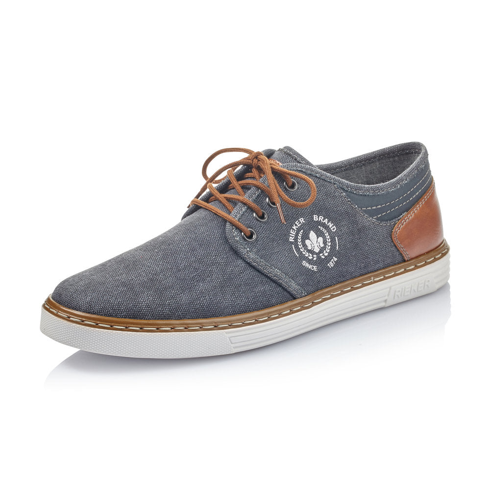 Rieker Men's shoes | Style B4949 Casual Lace-up - Blue