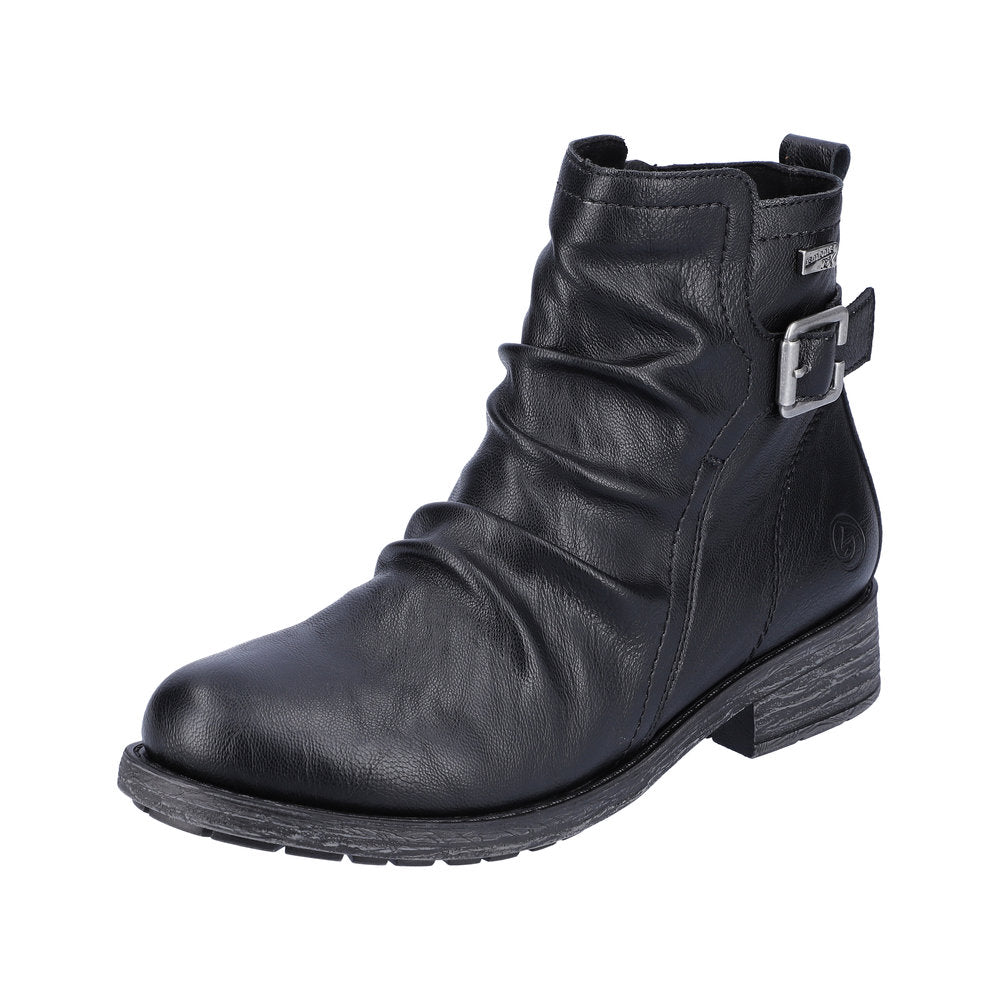 Remonte Synthetic Material Women's mid height boots| D8082 Mid-height Boots - Black