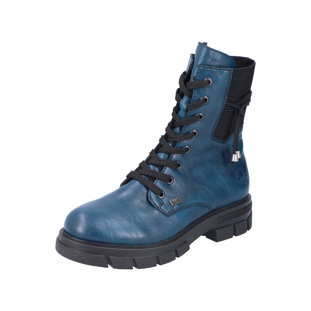 Rieker Synthetic Material Women's mid height boots| Z9124 Mid-height Boots - Blue