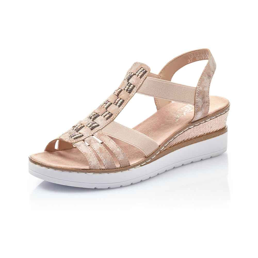 Rieker Women's sandals | Style V3822 Dress Sandal - Pink