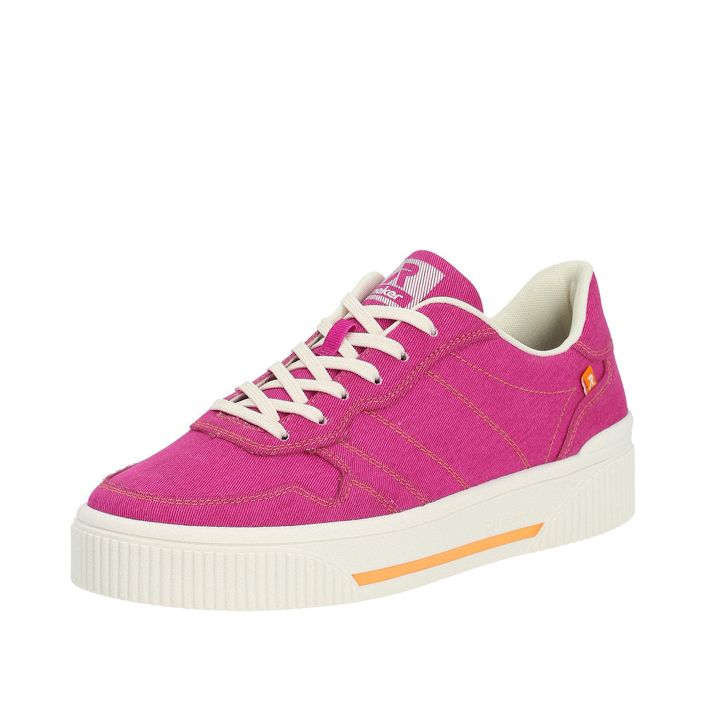 Rieker EVOLUTION Women's shoes | Style W0706 Athletic Lace-up - Pink