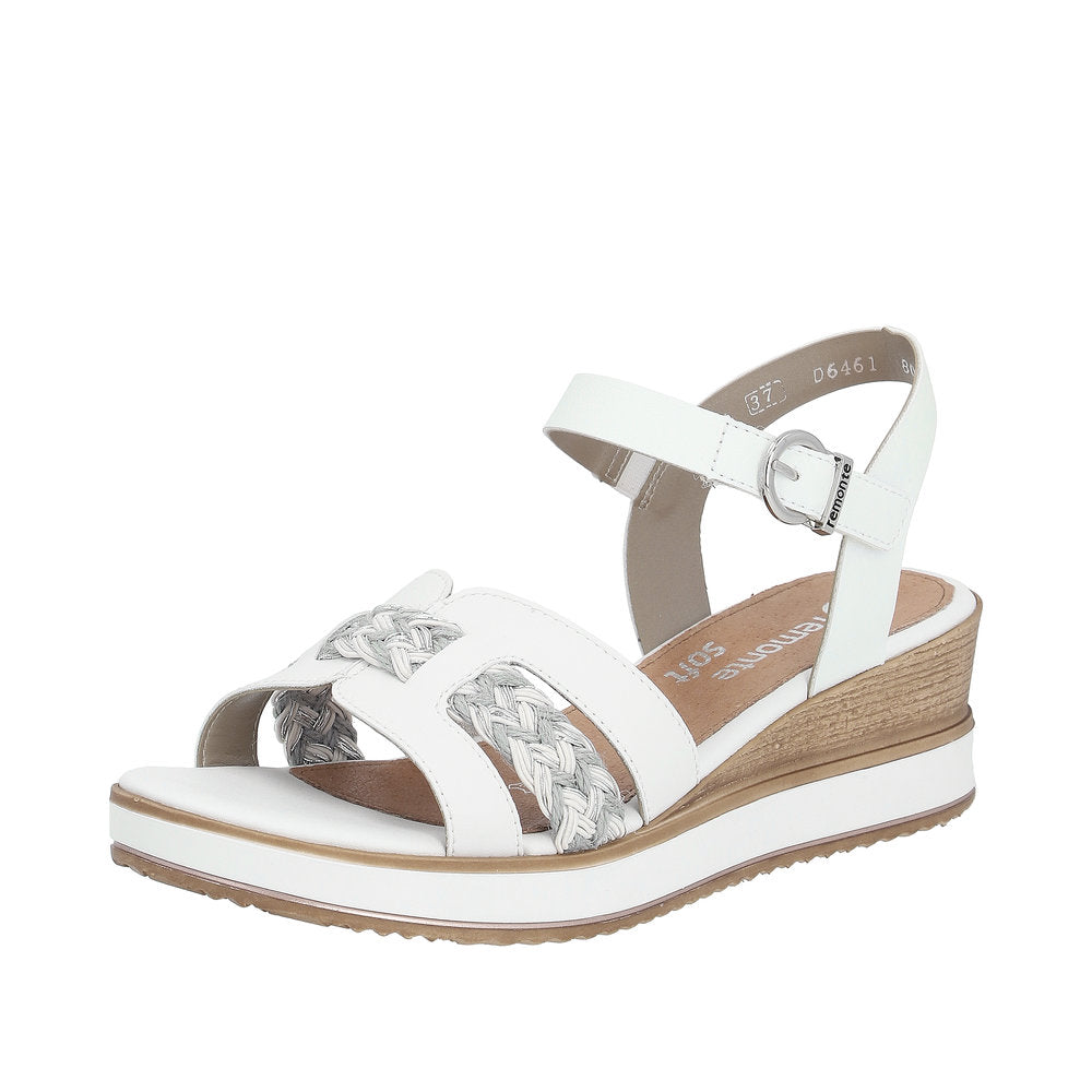 Remonte Women's sandals | Style D6461 Dress Sandal - White Combination