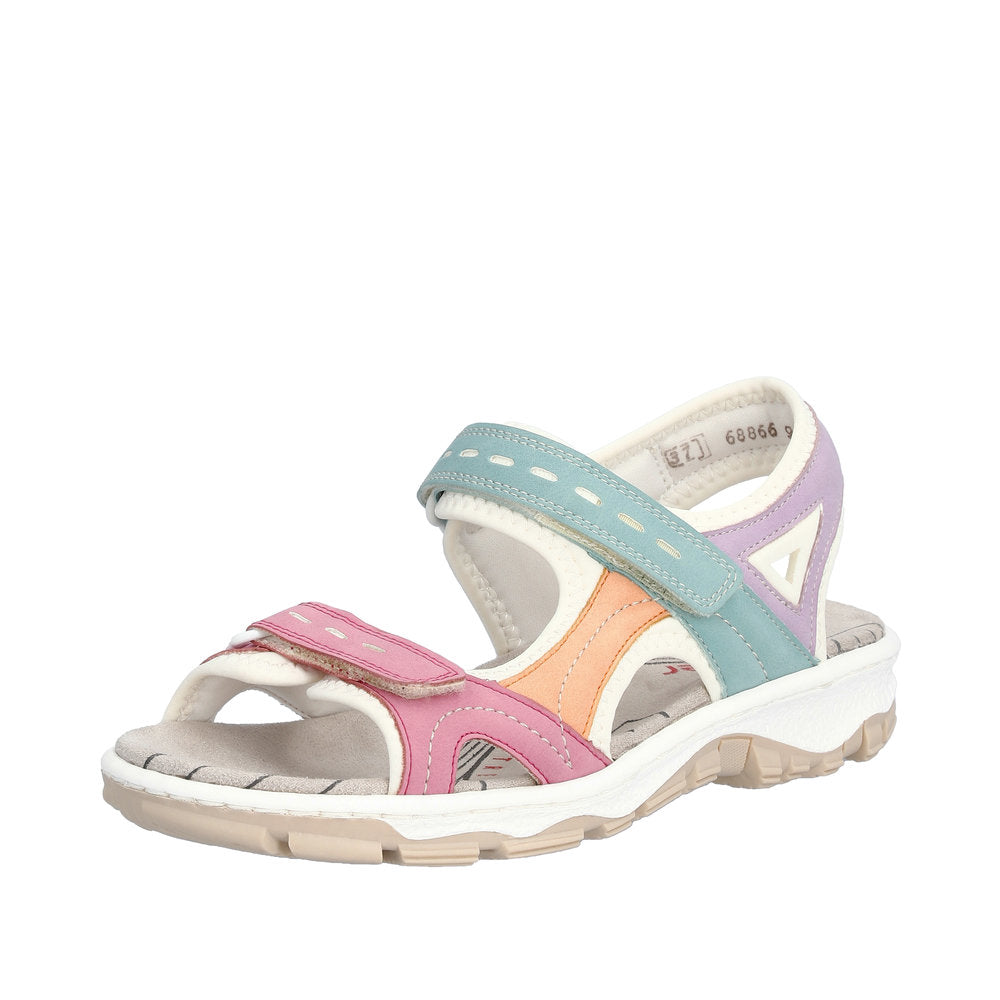 Rieker Women's sandals | Style 68866 Athletic Trekking - Multi