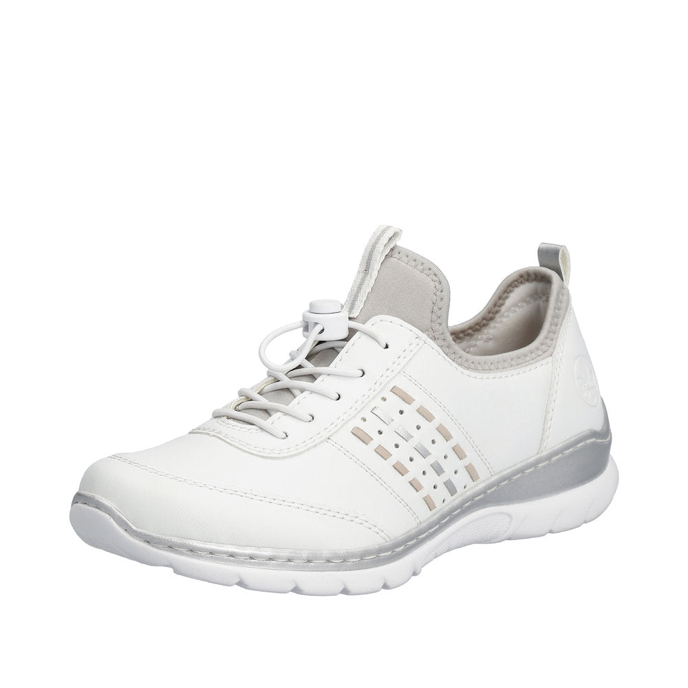 Rieker Women's shoes | Style L3259 Athletic Slip-on - White