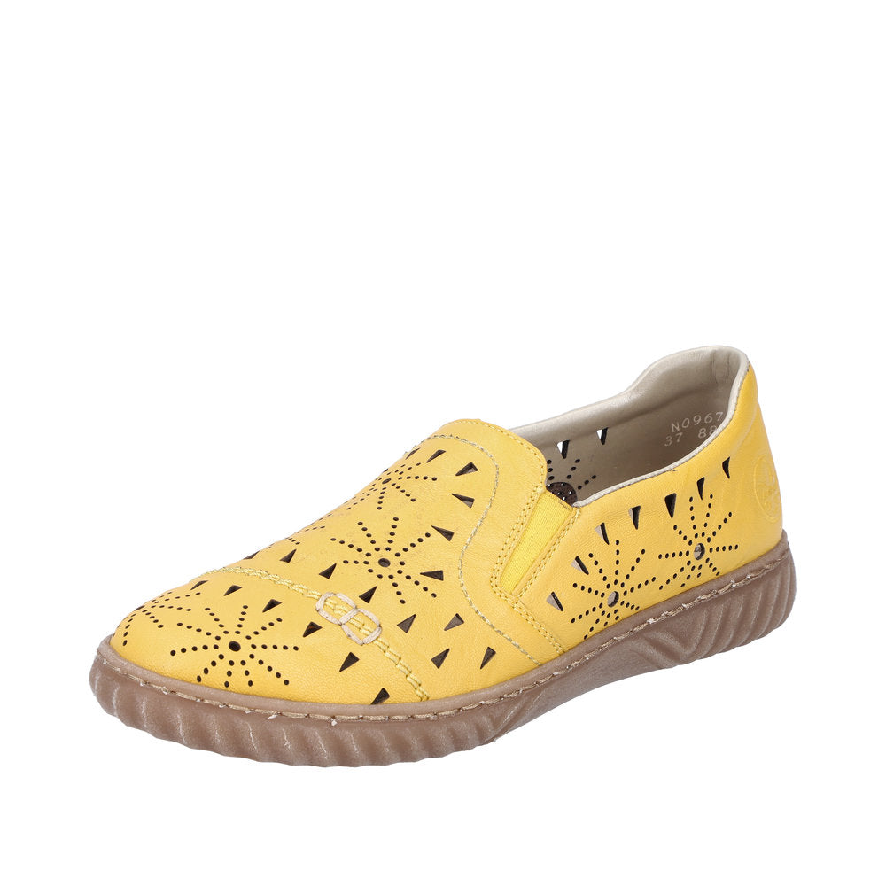 Rieker Women's shoes | Style N0967 Casual Slip-on - Yellow