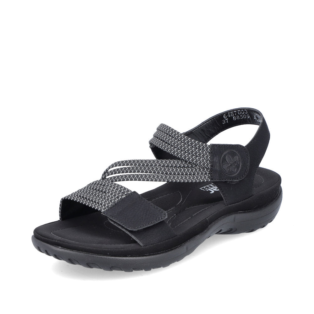 Rieker Women's sandals | Style 64870 Athletic Sandal - Black