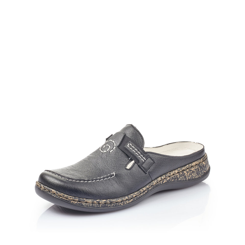 Rieker Women's shoes | Style 46393 Casual Clog - Black