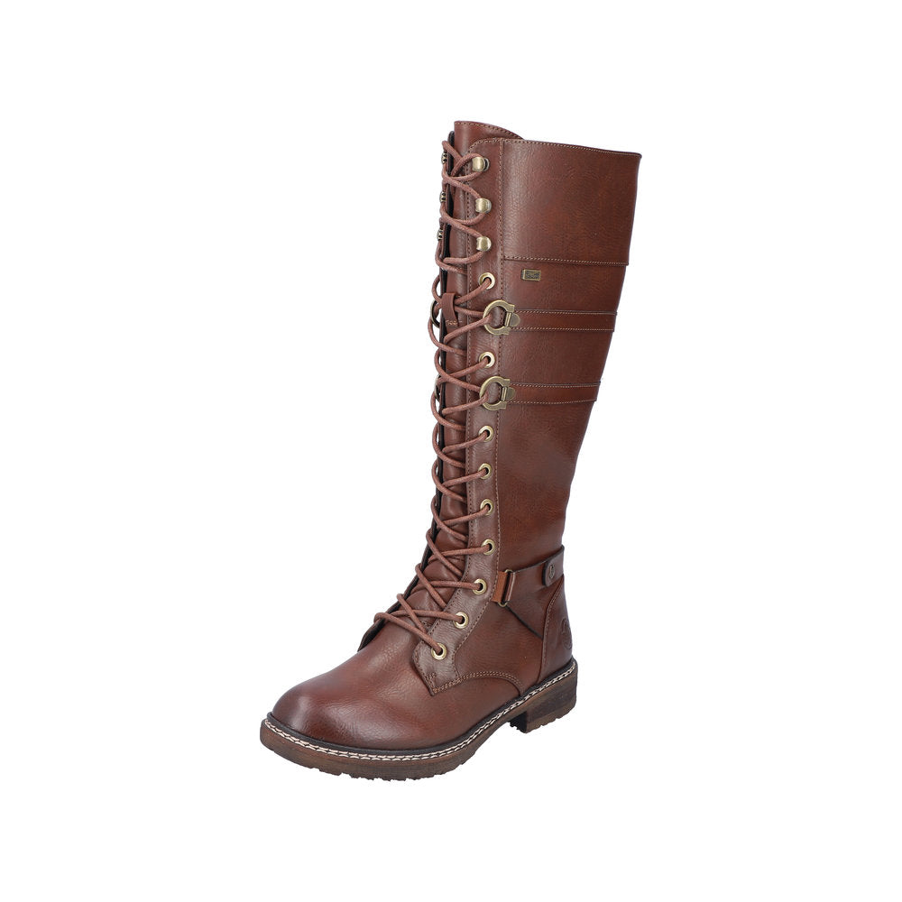 Rieker Synthetic Material Women's' Tall Boots| 94732-14 Tall Boots - Brown