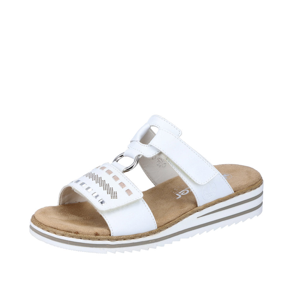 Rieker Women's sandals | Style V0636 Casual Mule - White