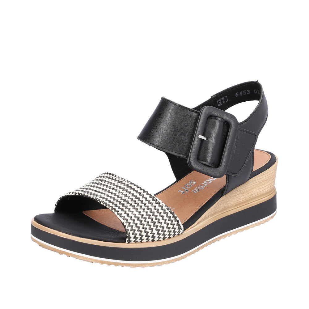 Remonte Women's sandals | Style D6453 Dress Sandal - Black Combination