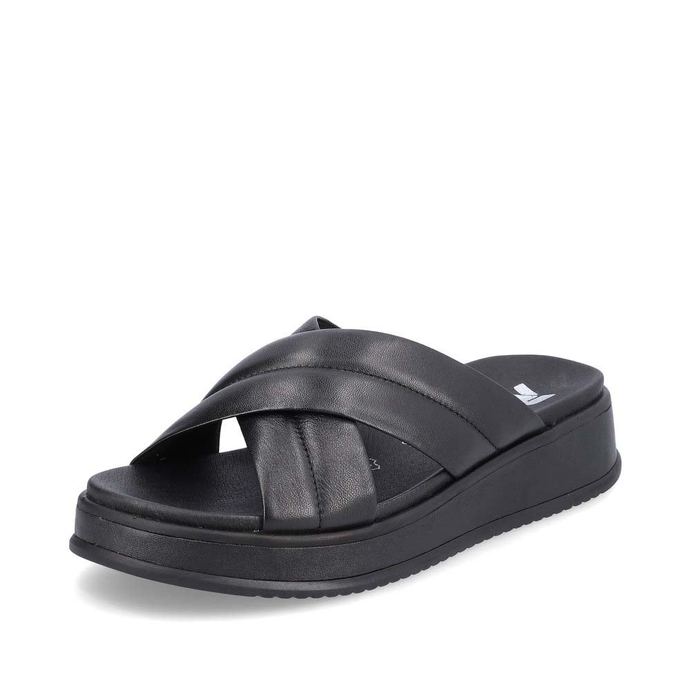 Rieker EVOLUTION Women's sandals | Style W0802 Casual Mule - Black