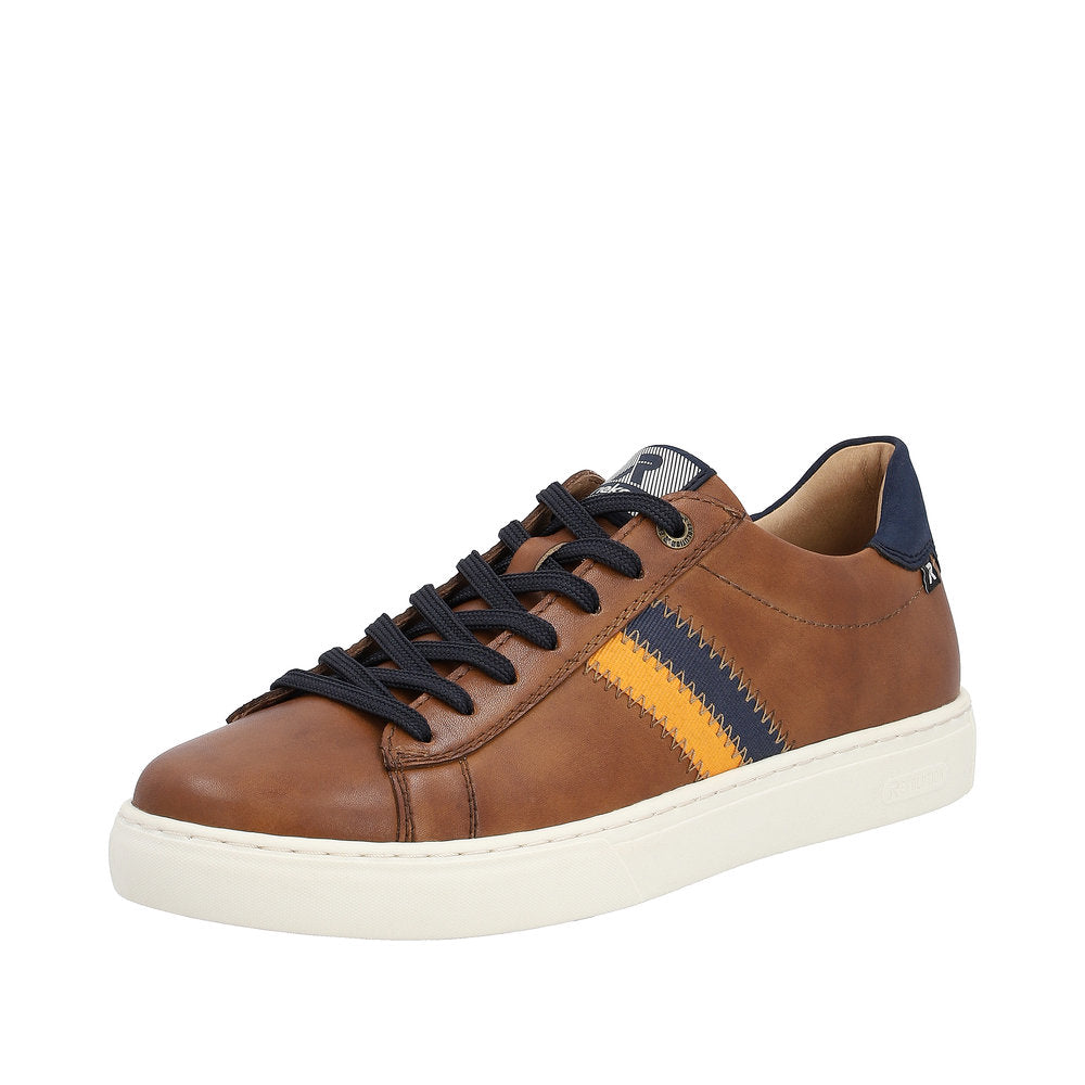 Rieker EVOLUTION Men's shoes | Style U0705 Athletic Lace-up - Brown