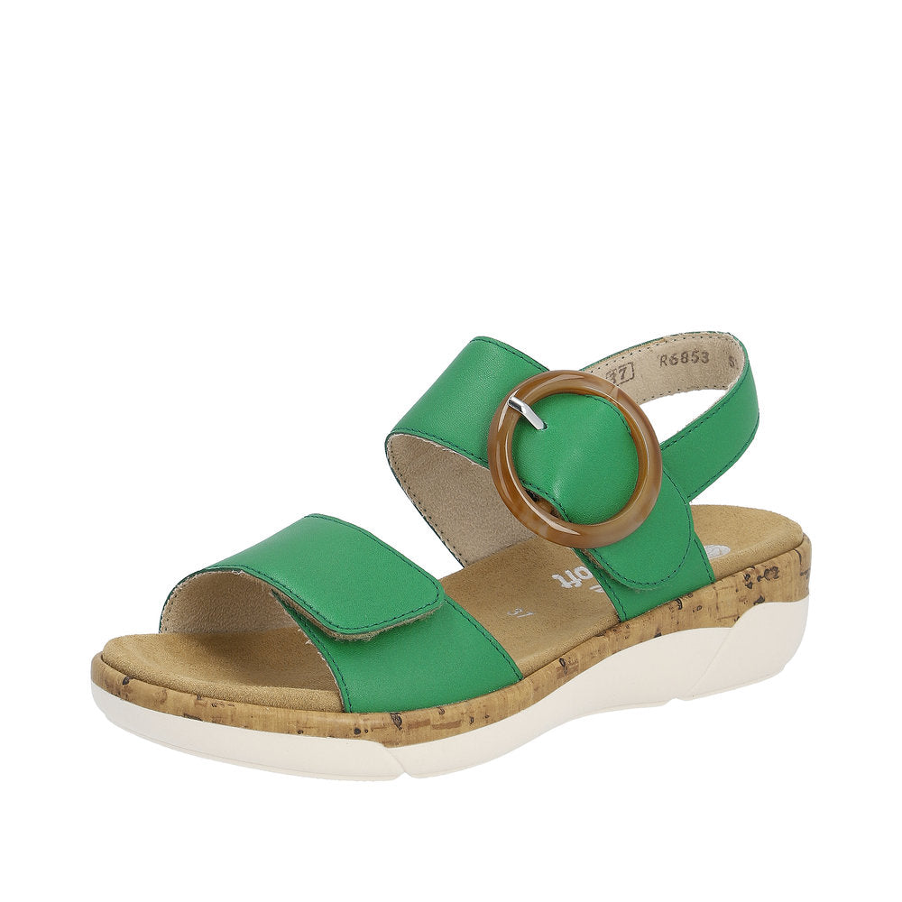 Remonte Women's sandals | Style R6853 Casual Sandal - Green