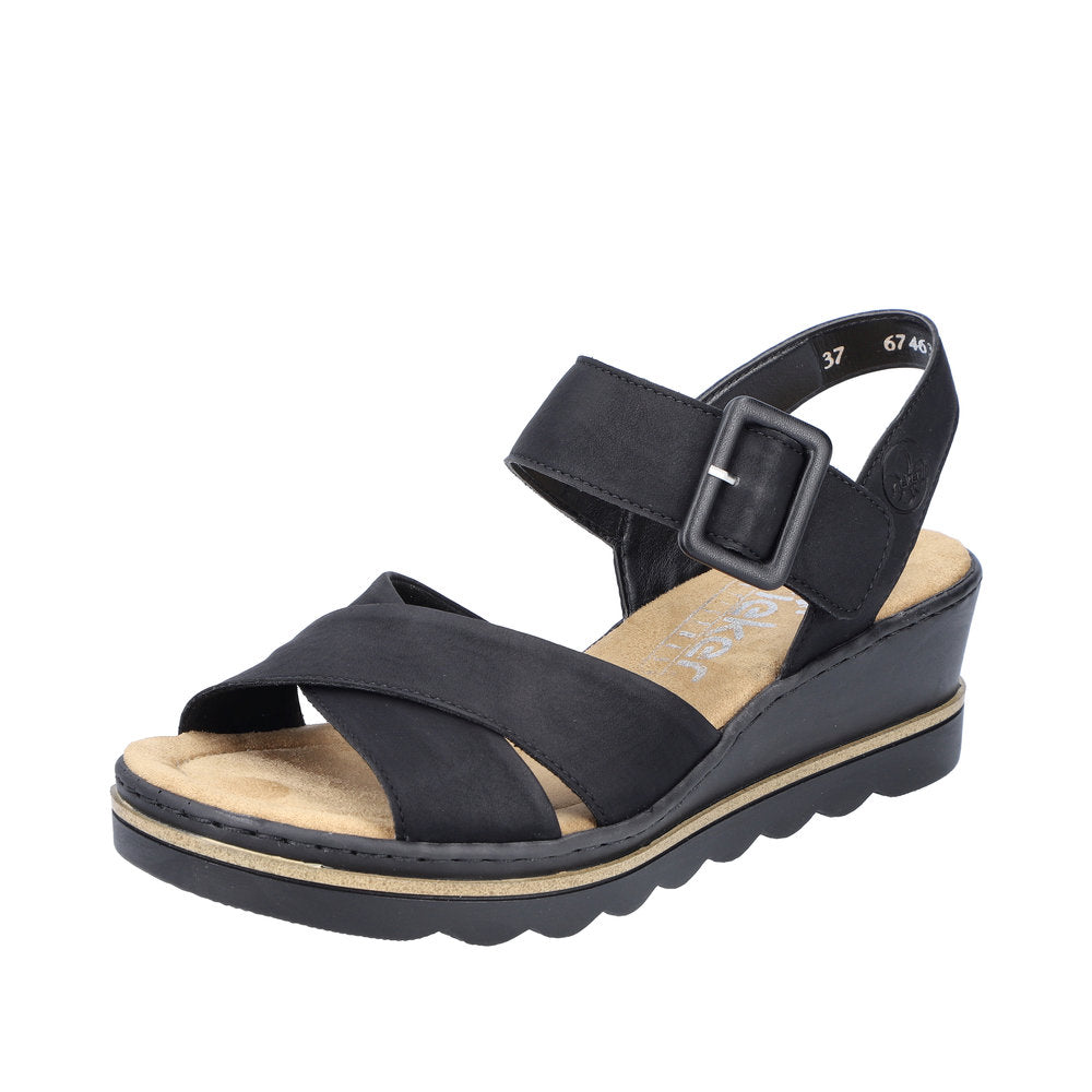 Rieker Women's sandals | Style 67463 Dress Sandal - Black