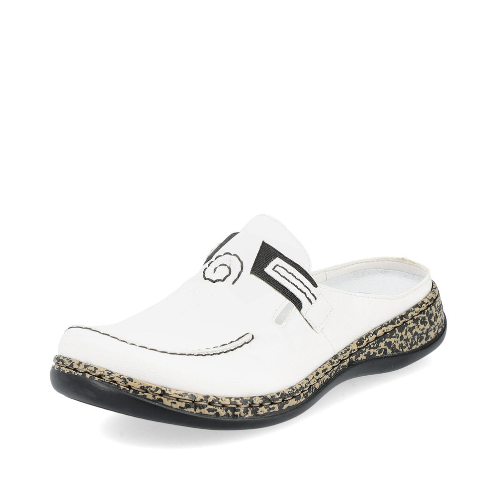 Rieker Women's shoes | Style 46393 Casual Clog - White