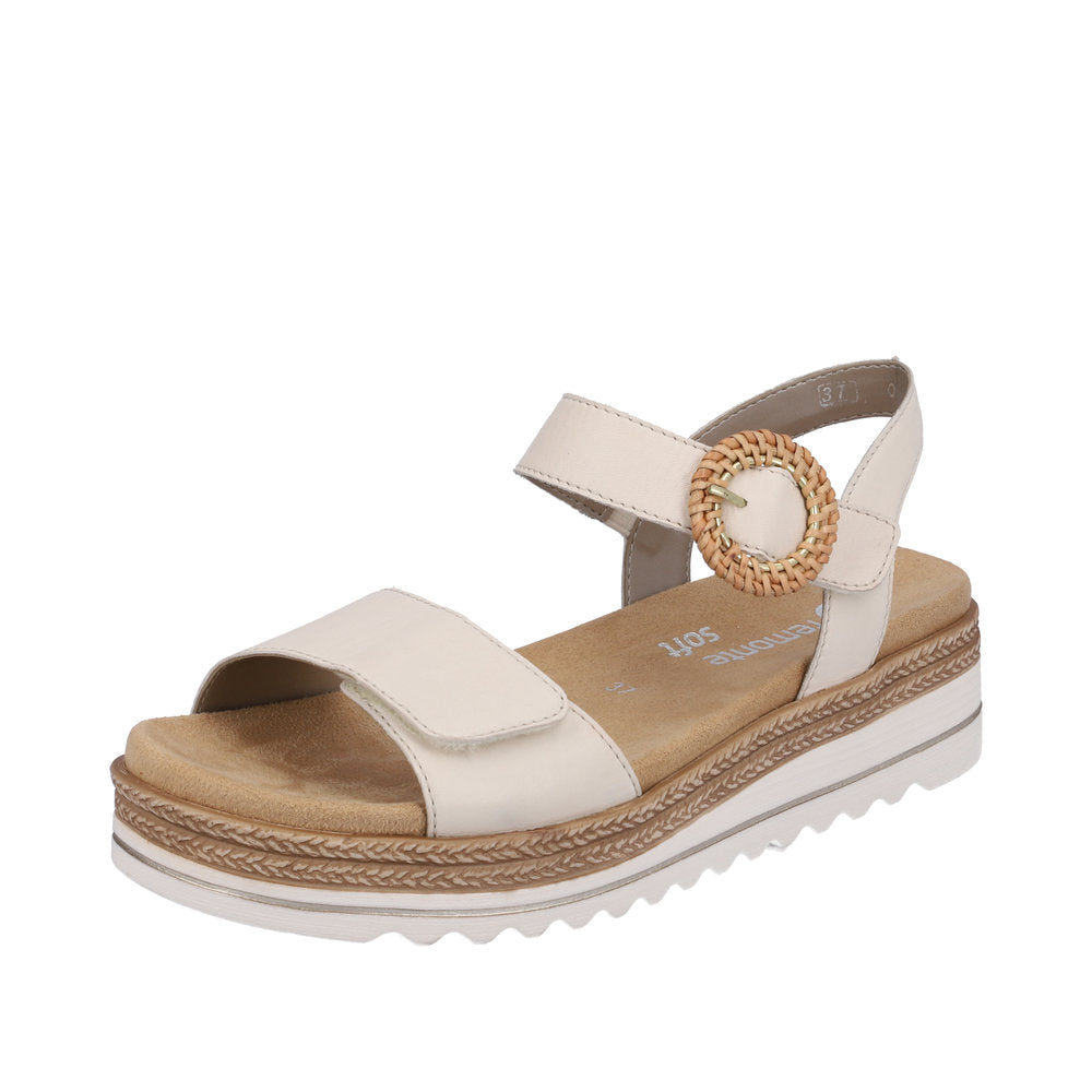 Remonte Women's sandals | Style D0Q52 Casual Sandal - Beige