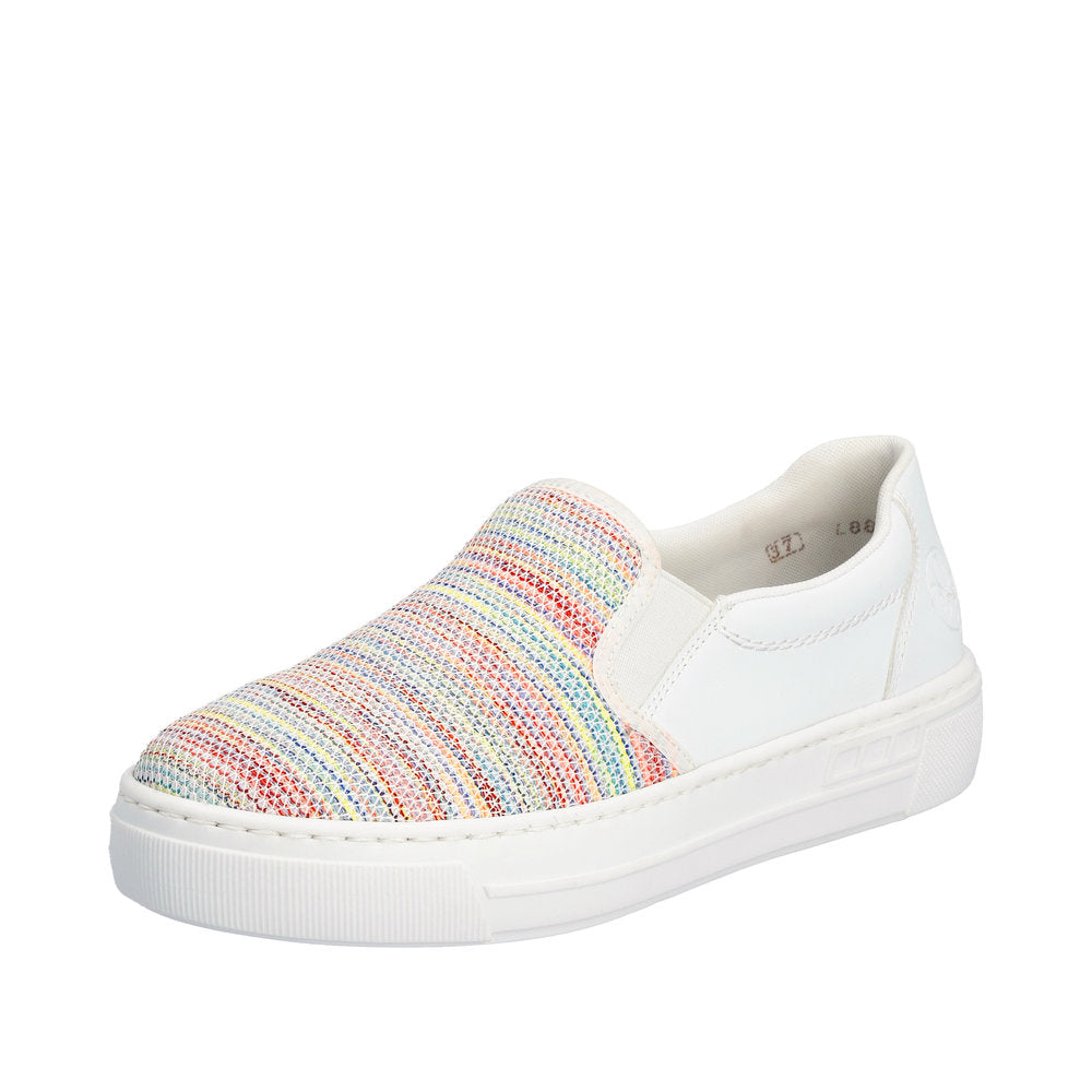 Rieker Women's shoes | Style L8854 Casual Slip-on - Multi