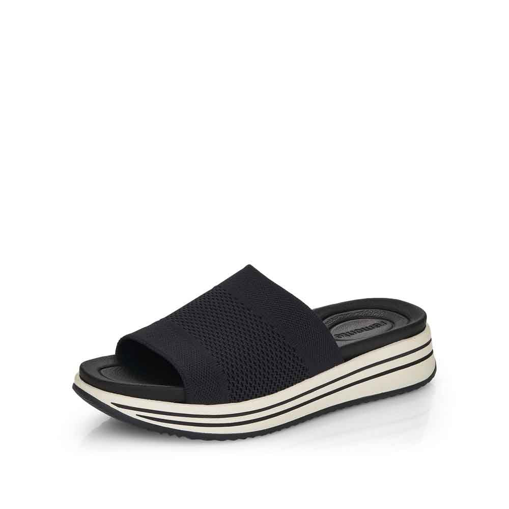 Remonte Women's sandals | Style R2961 Athletic Mule - Black