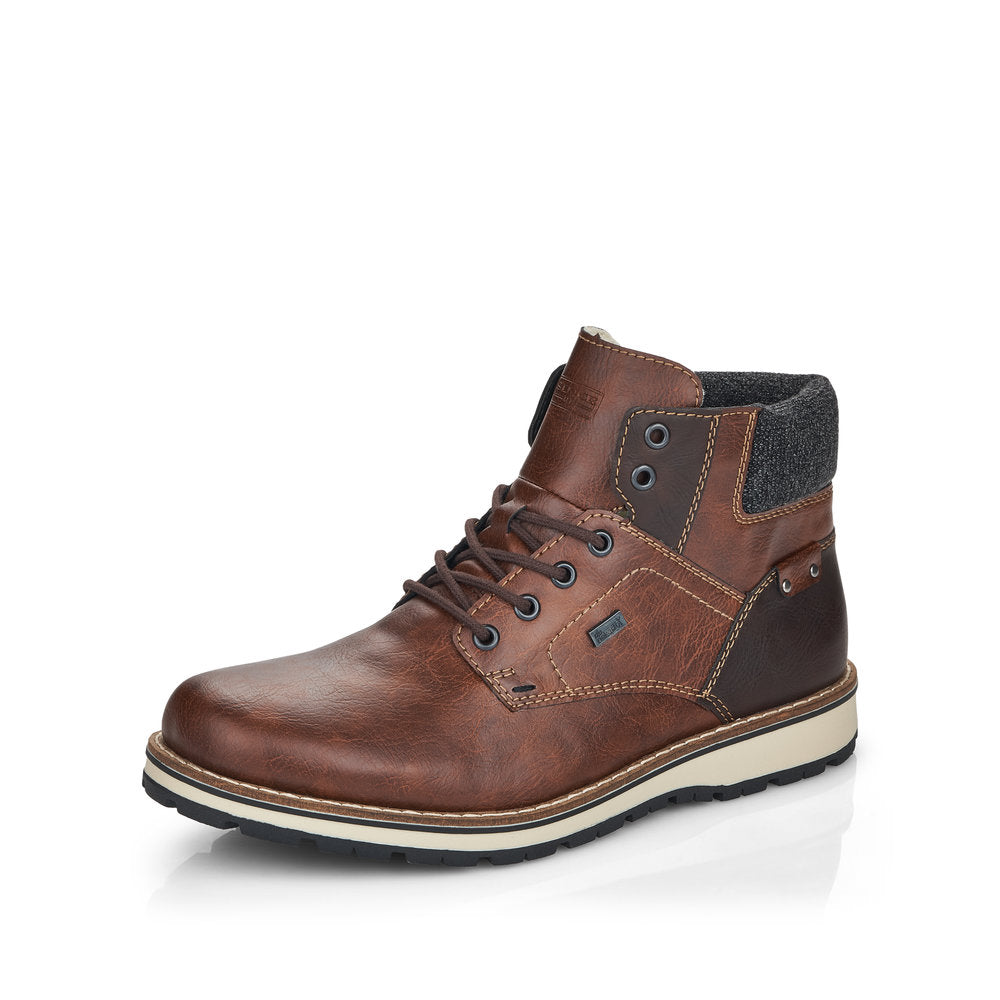 Rieker Synthetic leather Men's boots| 38434 Ankle Boots - Brown