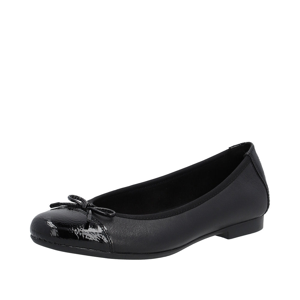 Remonte Women's shoes | Style D0K04 Dress Ballerina - Black