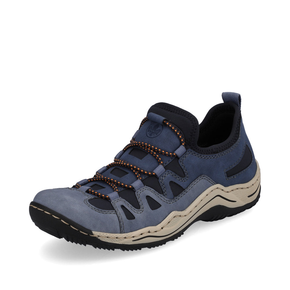 Rieker Women's shoes | Style L0546 Athletic Trekking - Blue