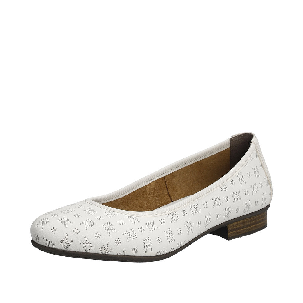 Rieker Women's shoes | Style 51994 Dress Ballerina - White