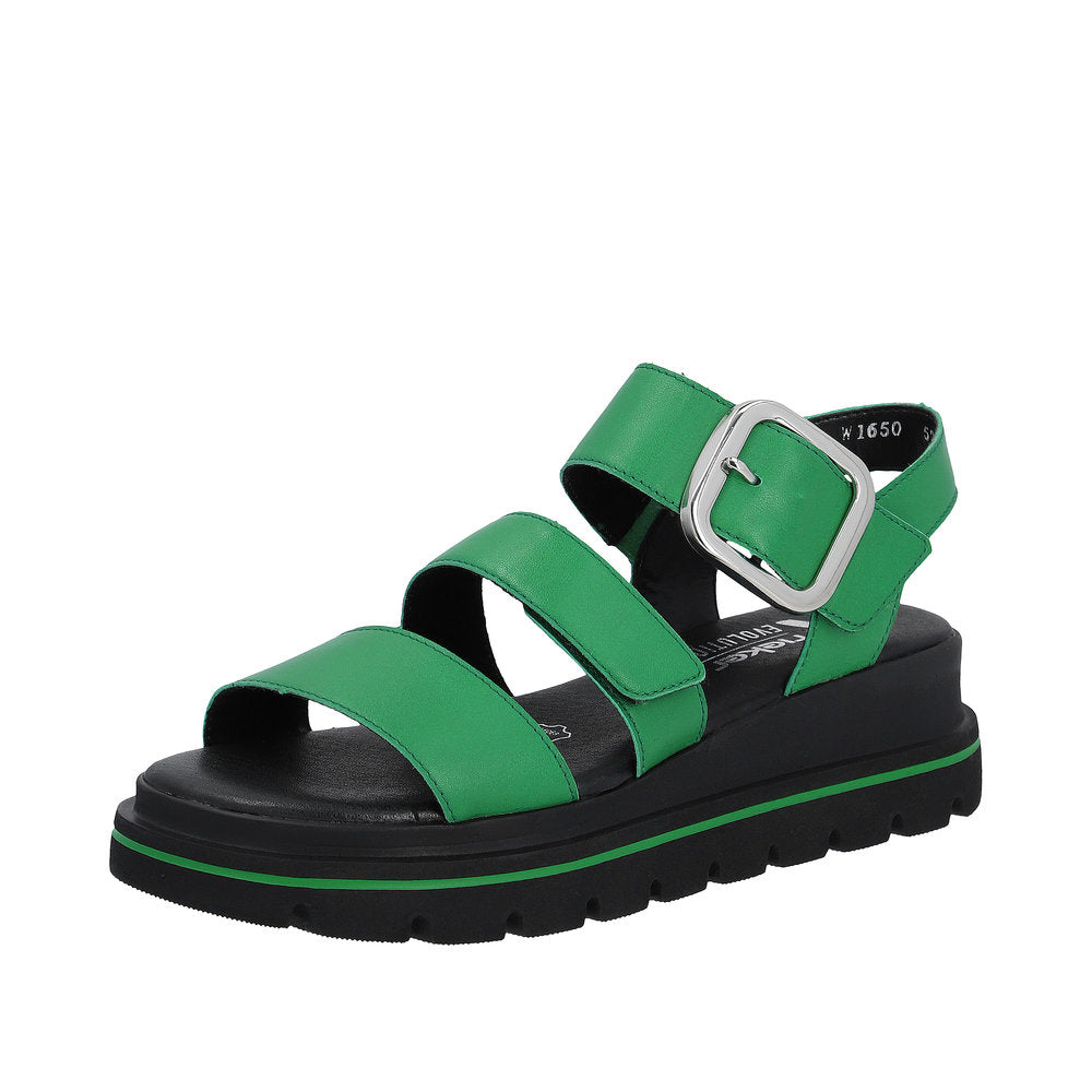 Rieker EVOLUTION Women's sandals | Style W1650 Casual Sandal - Green