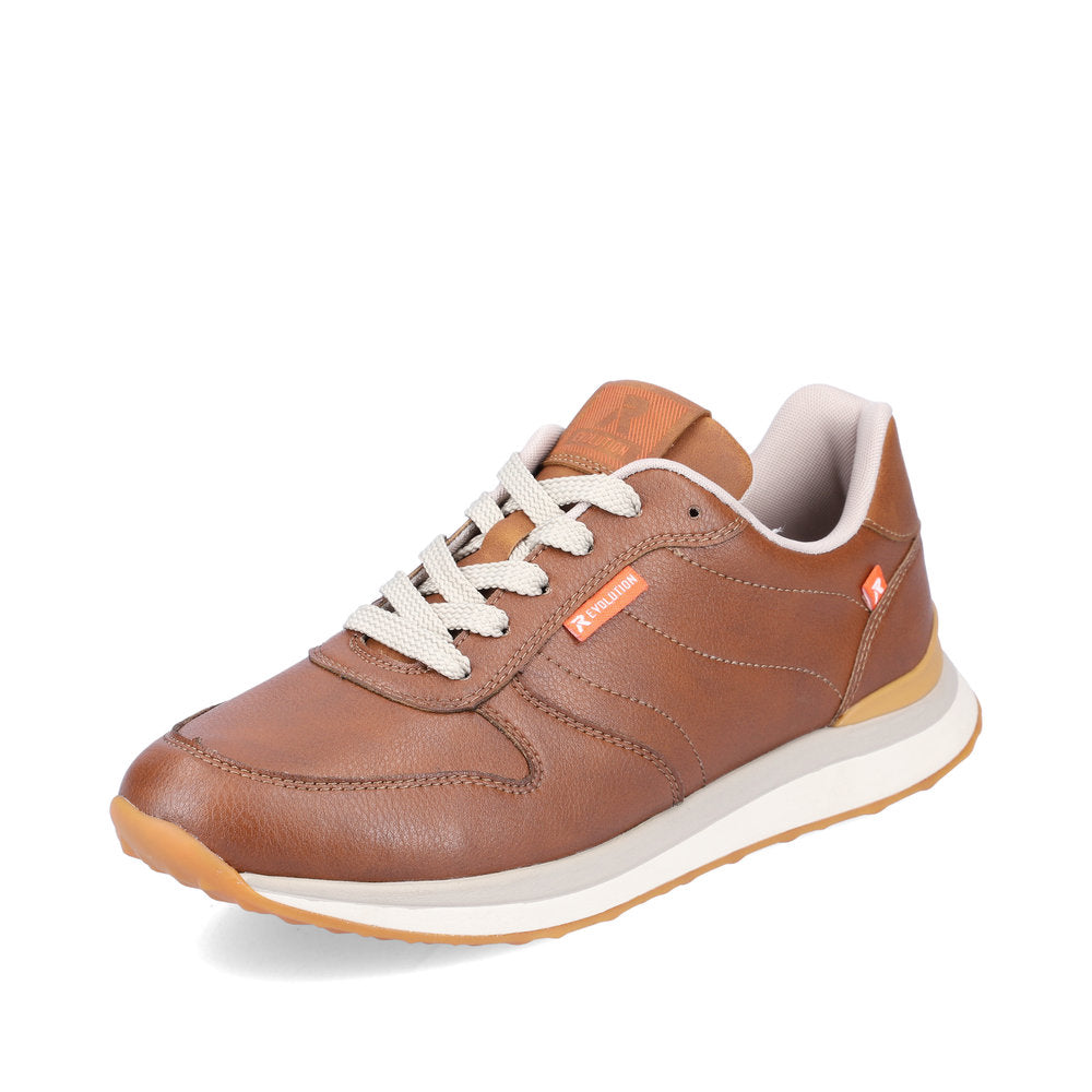 Rieker EVOLUTION leather Women's shoes| 42500 - Brown